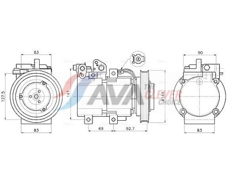 Compressor, air conditioning