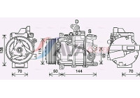 Compressor, air conditioning