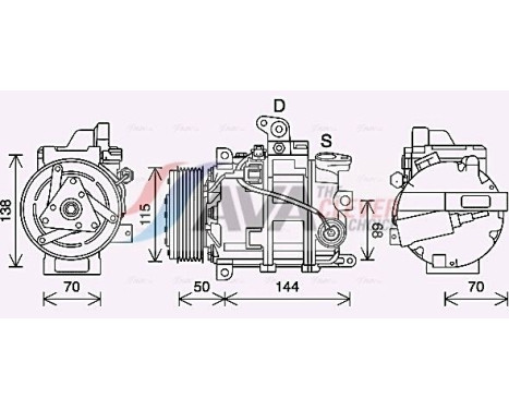 Compressor, air conditioning