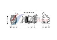 Compressor, air conditioning