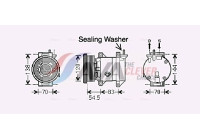 Compressor, air conditioning