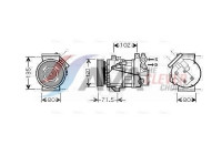 Compressor, air conditioning