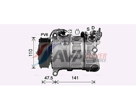 Compressor, air conditioning, Image 3