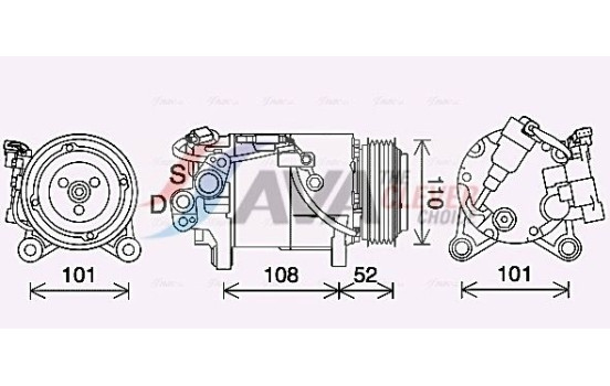 Compressor, air conditioning