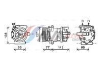 Compressor, air conditioning