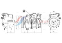 Compressor, air conditioning