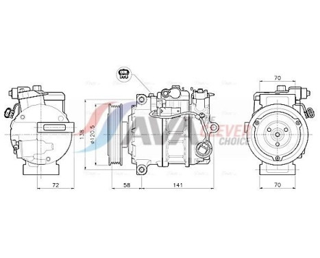 Compressor, air conditioning