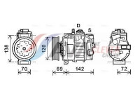 Compressor, air conditioning