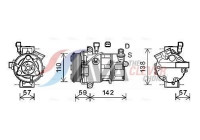 Compressor, air conditioning