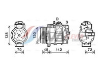 Compressor, air conditioning