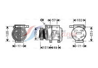 Compressor, air conditioning