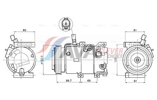 Compressor, air conditioning