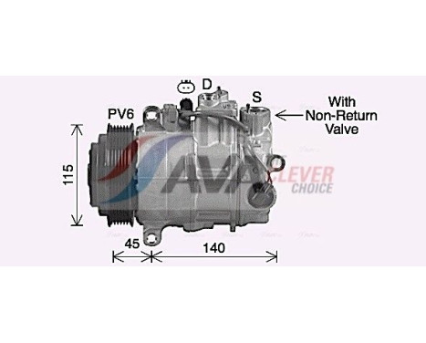 Compressor, air conditioning, Image 3