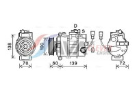 Compressor, air conditioning