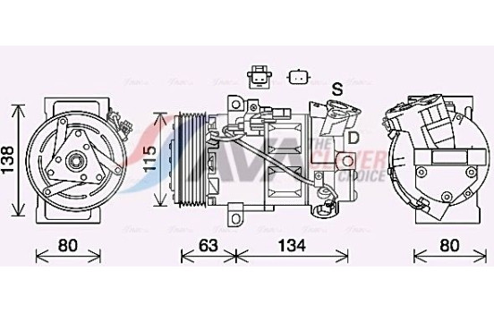 Compressor, air conditioning
