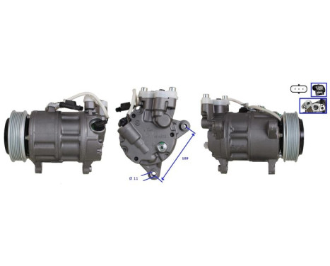 Compressor, air conditioning