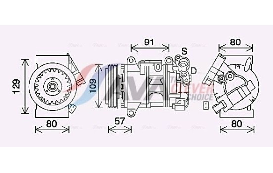 Compressor, air conditioning