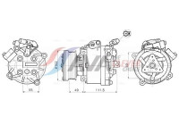 Compressor, air conditioning
