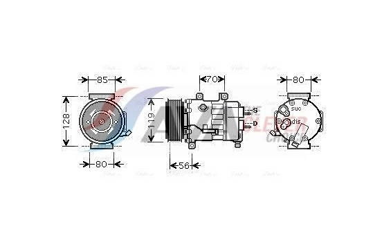 Compressor, air conditioning