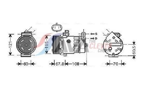 Compressor, air conditioning