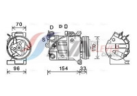 Compressor, air conditioning