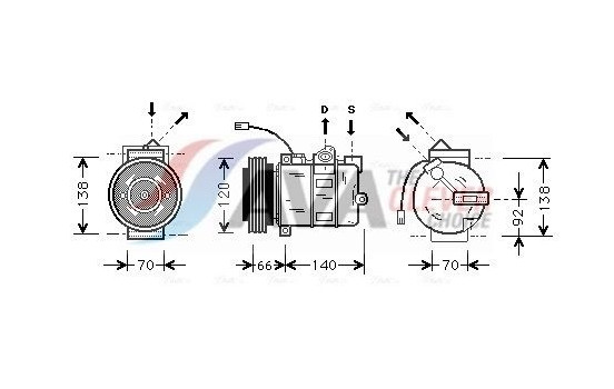 Compressor, air conditioning
