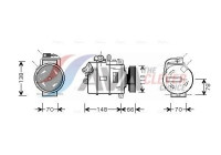 Compressor, air conditioning