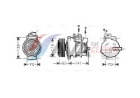 Compressor, air conditioning