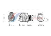 Compressor, air conditioning