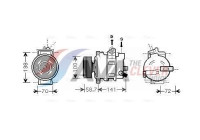 Compressor, air conditioning