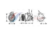 Compressor, air conditioning