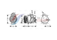 Compressor, air conditioning