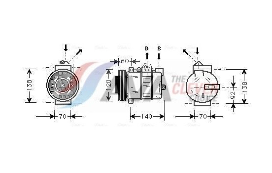 Compressor, air conditioning