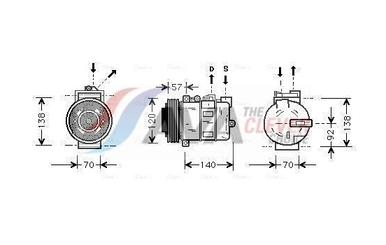 Compressor, air conditioning