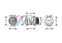 Compressor, air conditioning