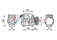 Compressor, air conditioning