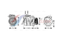 Compressor, air conditioning