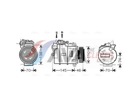 Compressor, air conditioning