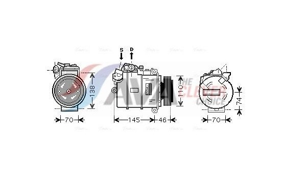 Compressor, air conditioning
