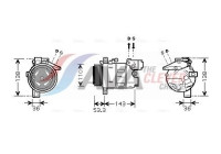 Compressor, air conditioning