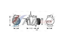 Compressor, air conditioning