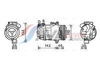 Compressor, air conditioning