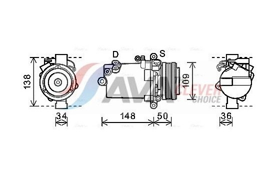 Compressor, air conditioning