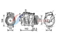 Compressor, air conditioning