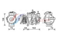 Compressor, air conditioning