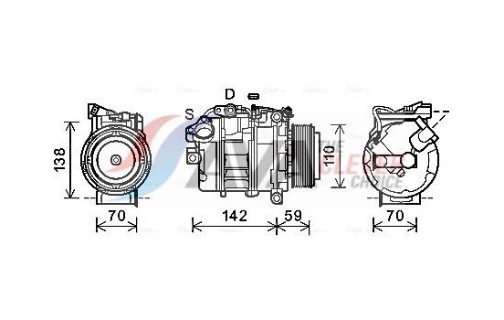 Compressor, air conditioning