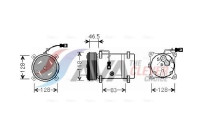 Compressor, air conditioning