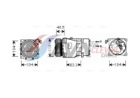 Compressor, air conditioning