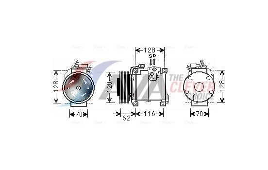 Compressor, air conditioning