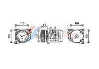 Compressor, air conditioning